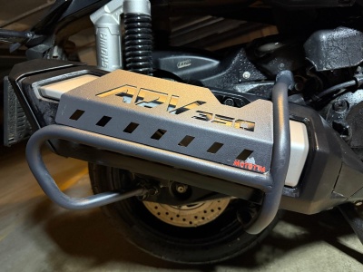 ADV 350 EGZOZ KORUMA DEMİRİ SİYAH RENK