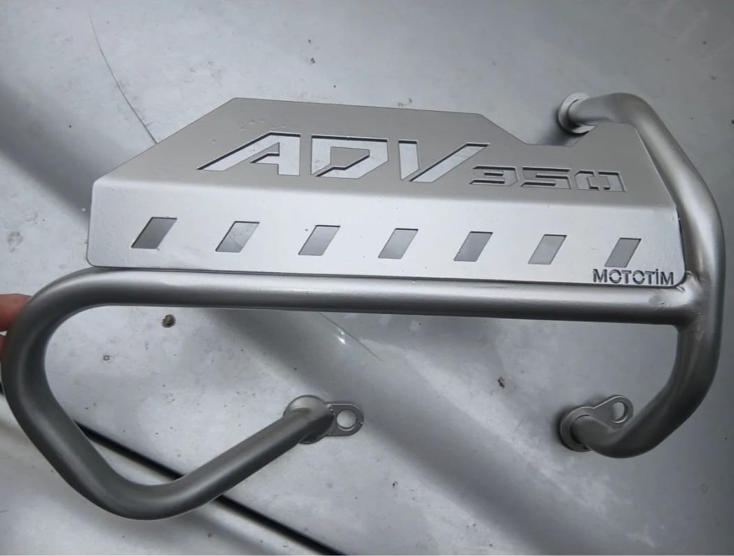 ADV 350 EGZOZ KORUMA DEMİRİ gri ADV 350 EGZOZ KORUMA DEMİRİ GRİ RENK 2023- 2024 MODEL UYUMLU - Görsel 1