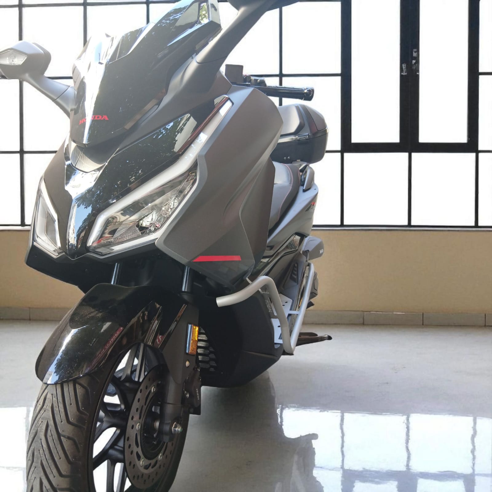 forza 250 kısa koruma demiri gri3 FORZA 250 KISA KORUMA DEMİRİ 2023 - 2025 MODEL UYUMLU GRİ RENK - Görsel 1