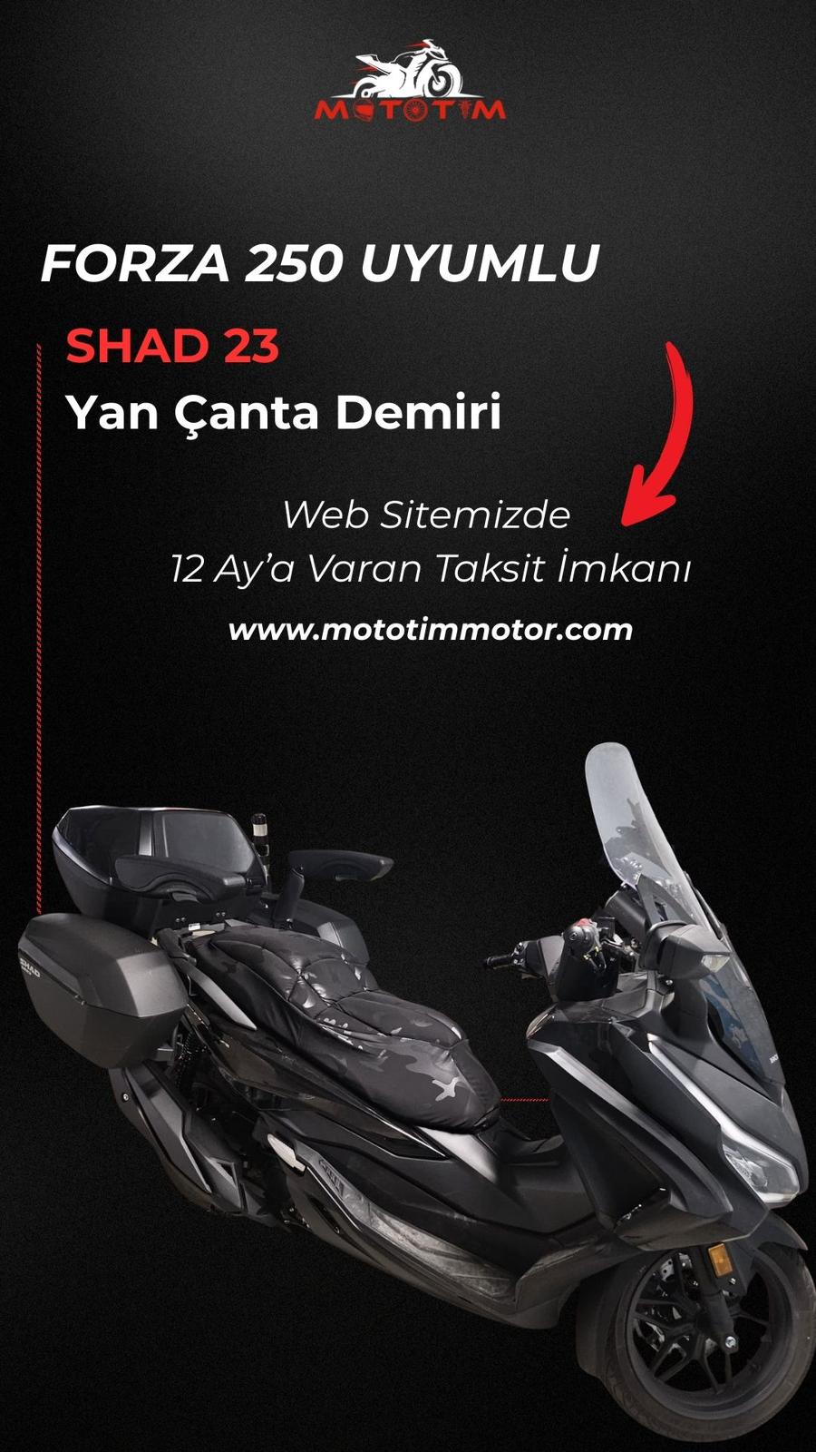 ca7927e8-a034-4533-96e0-1f718a345c39 FORZA 250 UYUMLU YAN ÇANTA DEMİRİ - Görsel 1