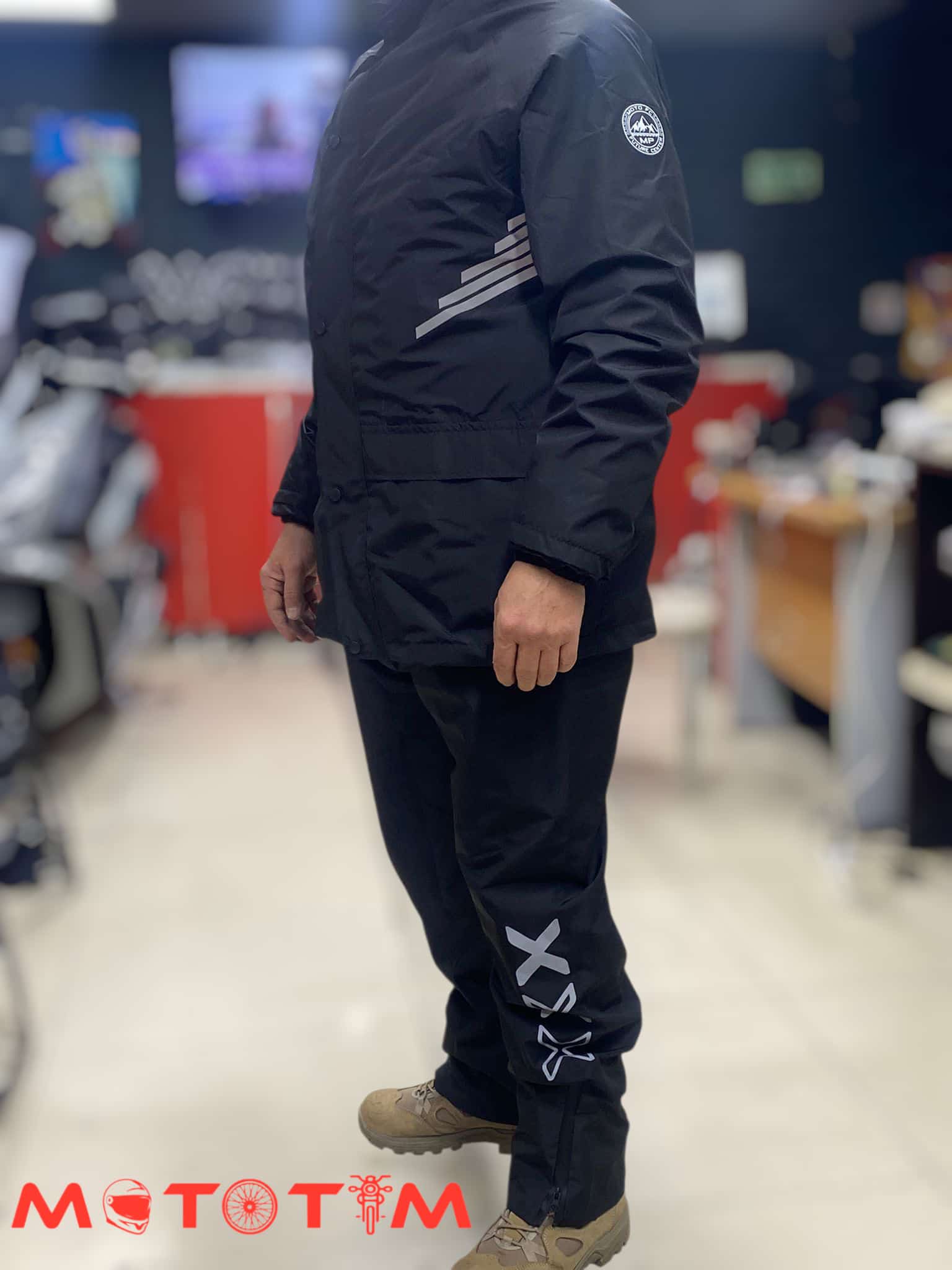 81be1f24-6342-43f3-962a-f0f4709d5a44 MOTORCU YAĞMURLUK TULUM L BEDEN - Görsel 1