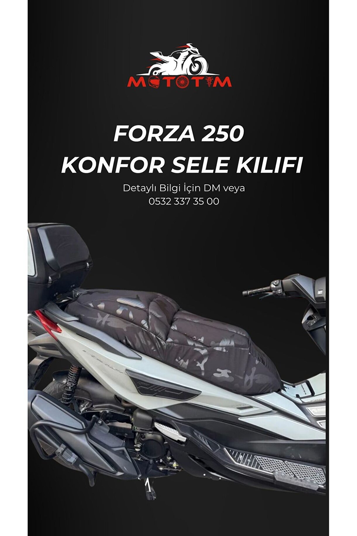 1_org_zoom (1) Forza 250 Konfor Sele Önden Cepli Model - Görsel 1