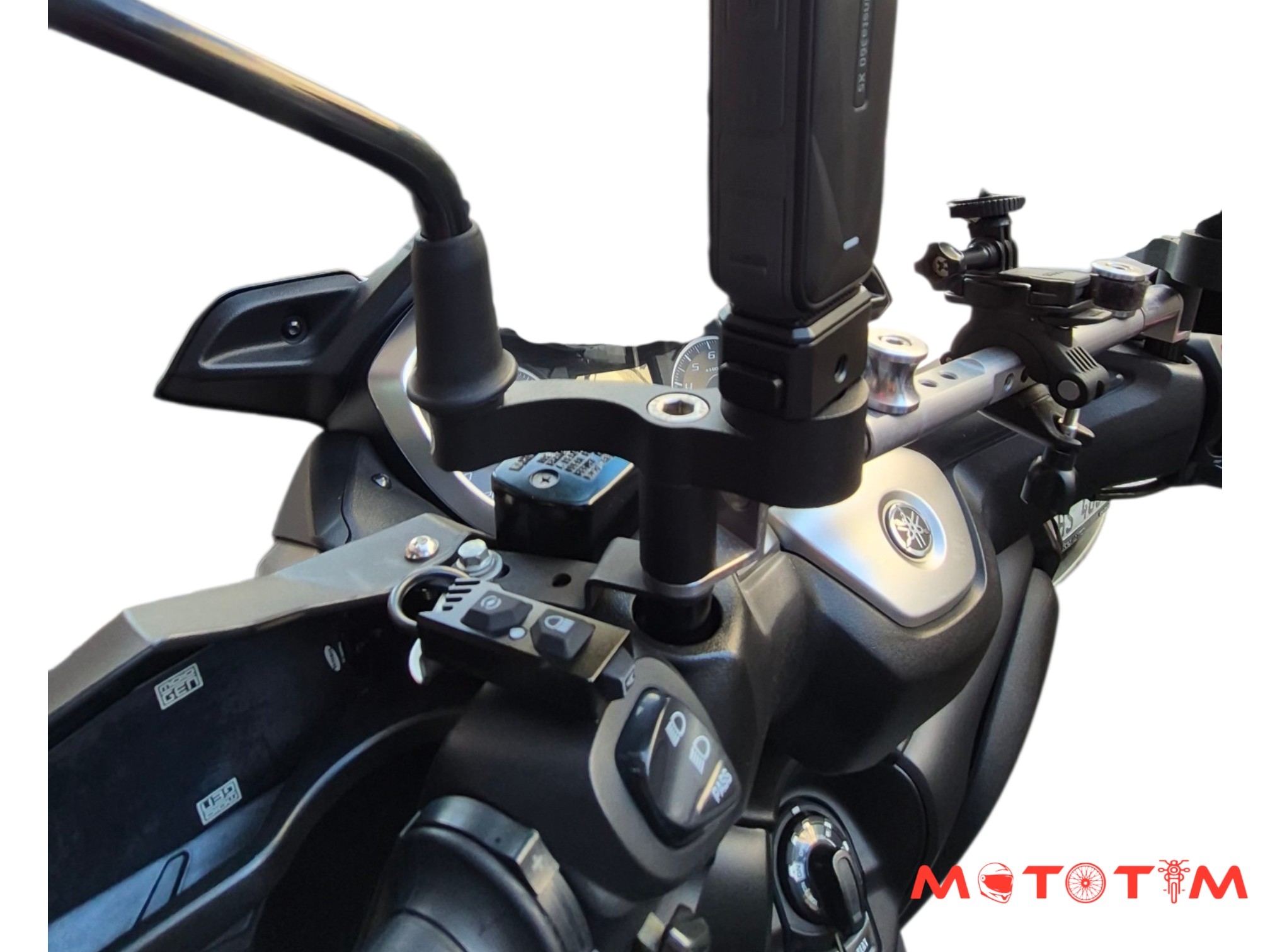 WhatsApp Image 2026-06-12 at 13.15.54 Yamaha XMAX İnsta Stick Bağlantı Ayna Uzatma ve Yükseltme Aparatı - Görsel 1