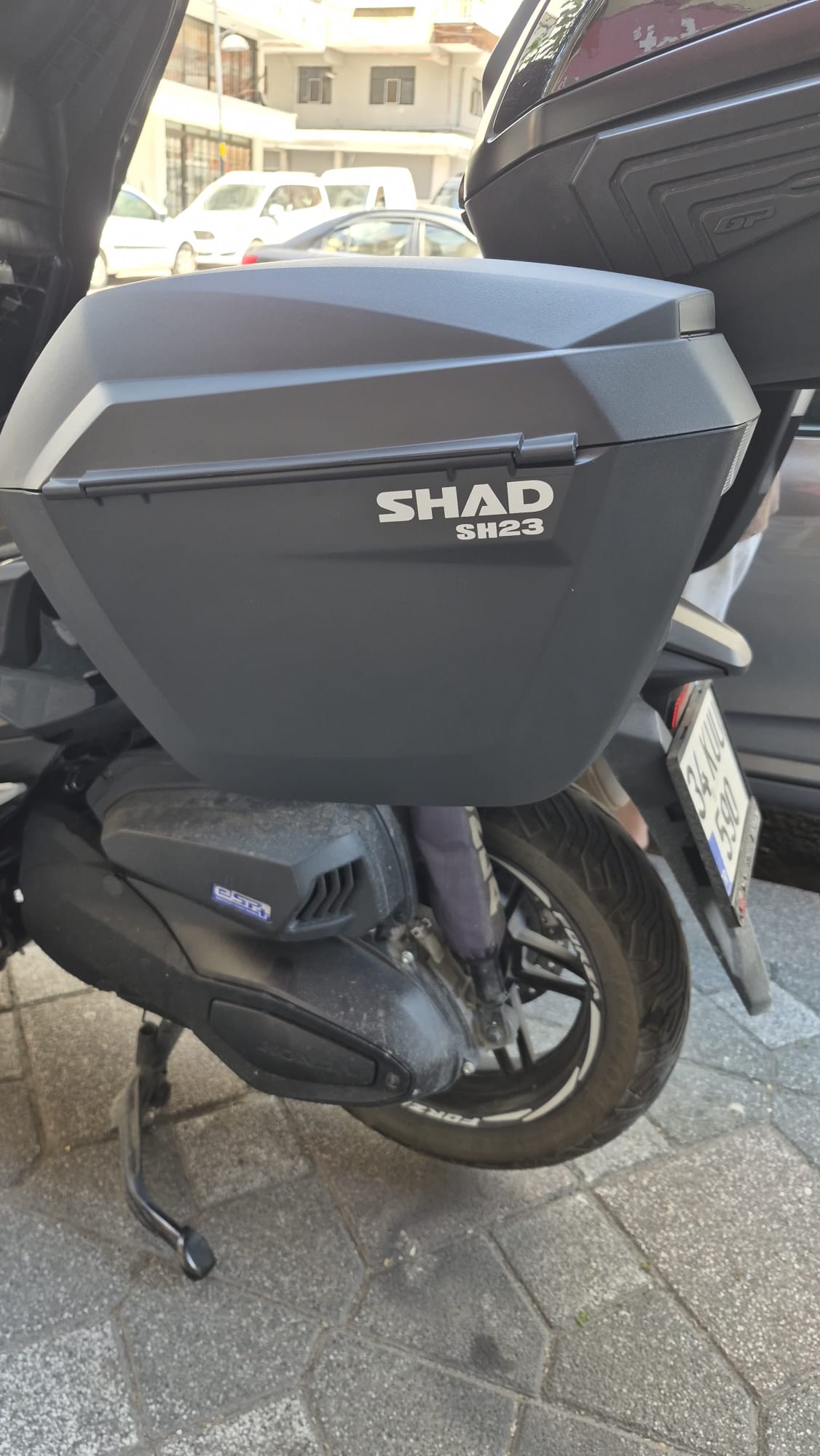 fe2b15ac-2940-44fc-923c-04628823dc56 Honda Forza 250 SHAD SH23 Yan Çanta ve Demiri Seti - Görsel 1